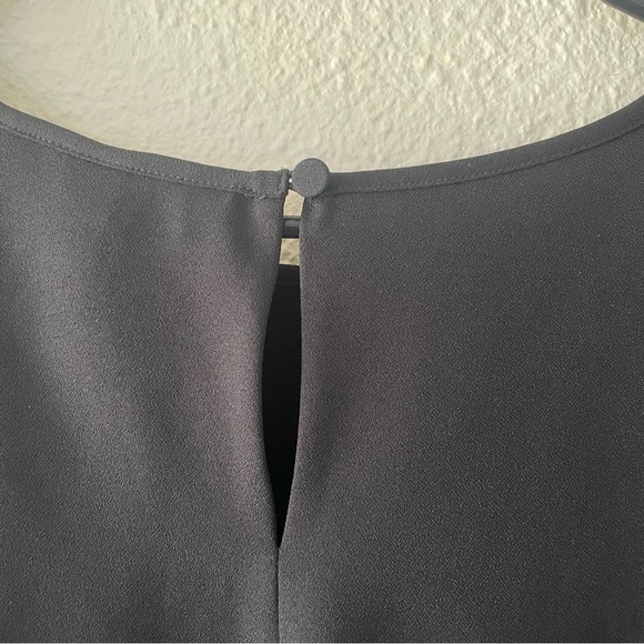 Mercer+Mettle Stretch Crepe Blouse Tunic Shirt Women’s XL Deep Black Lightweight - Picture 8 of 12